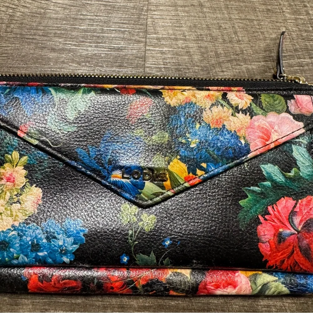 LODIS Floral Wristlet